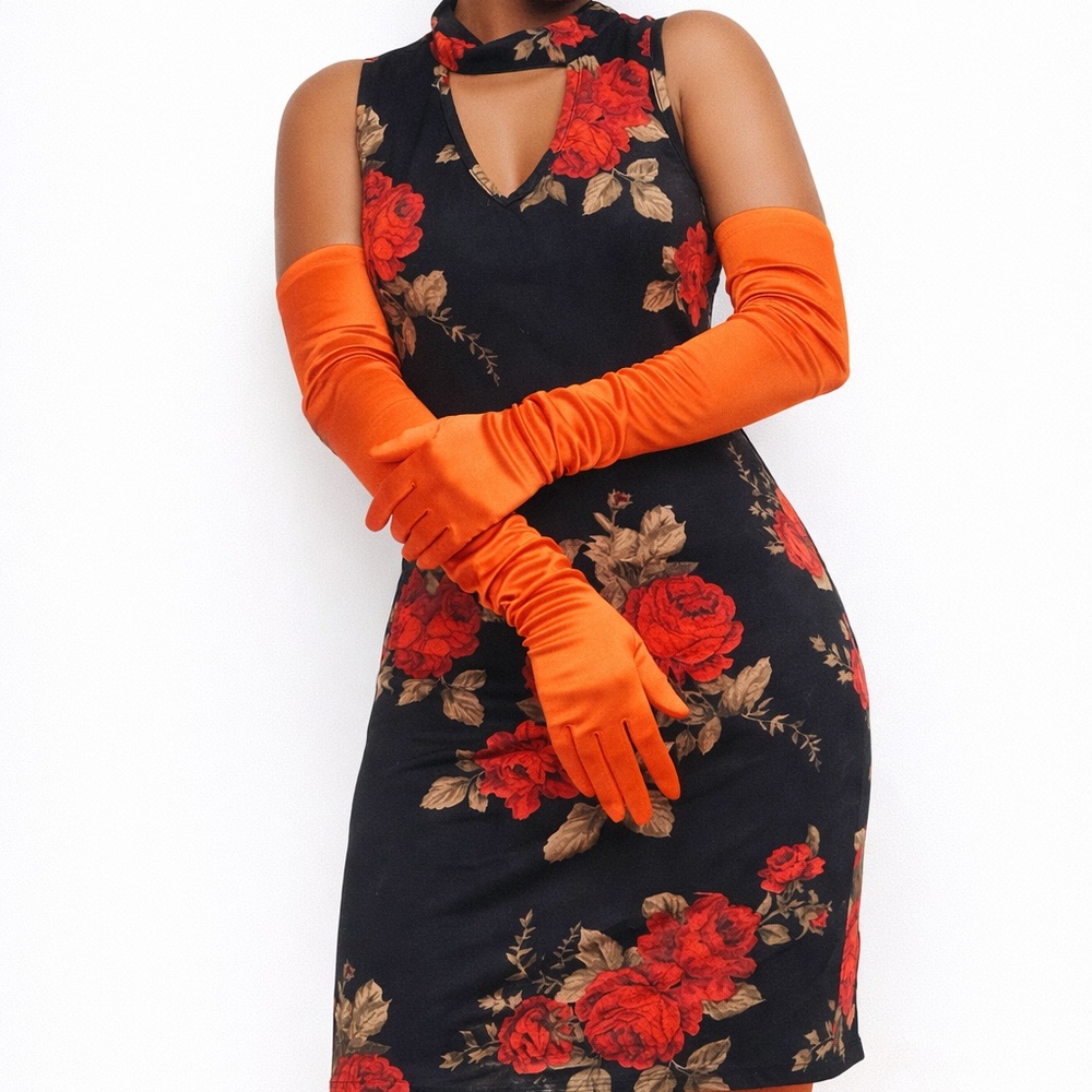 Roselani Fitted Dress w/Keyhole